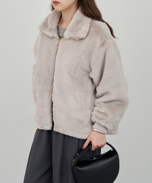 SHENERY（シーナリー） コート アウター ダブルジップファーコート