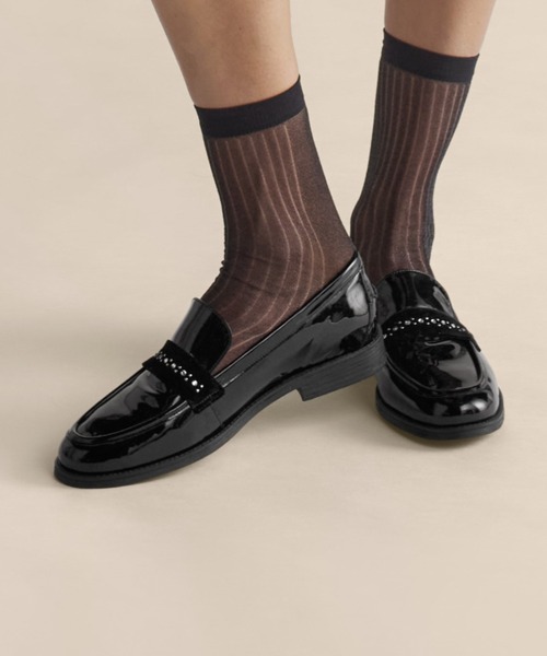 COLE HAAN（コールハーン） ローファー スタッシ エンブリッシュド