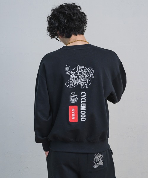 kaoyorinakami トレーナー スウェット punchbike sweat / パンチバイク