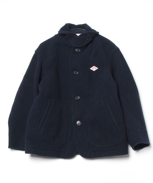 Danton（ダントン） ステンカラーコート 38 ネイビー レディース