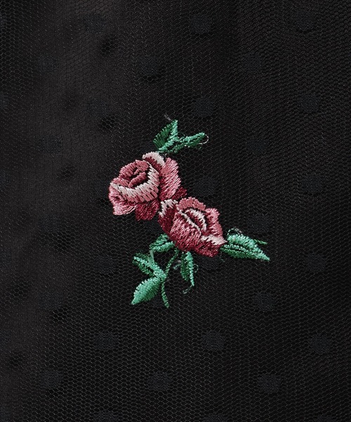 Rose Tiara（ローズティアラ） ワンピース チュール刺繍ワンピース