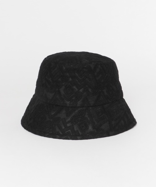 SMELLY（スメリー） 帽子 ハット レースバケットハット レディース