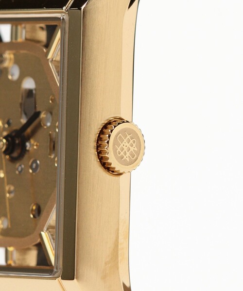 BEAMS（ビームス） 腕時計 スケルトン スクエア ウォッチ メンズ