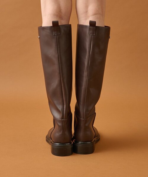 mystic（ミスティック） ブーツ スクエアトゥロングブーツ レディース