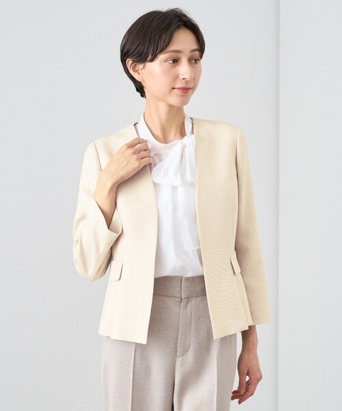 ANAYI（アナイ） ジャケット ノーカラージャケット 「セットアップ対応