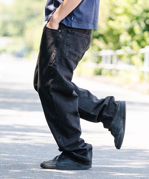 Levi's（リーバイス） ジーンズ 555 リラックスストレート ブラック