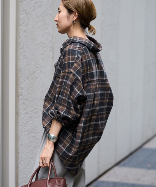 FRAMeWORK（フレームワーク） シャツ ブラウス 「追加」ネルチェック