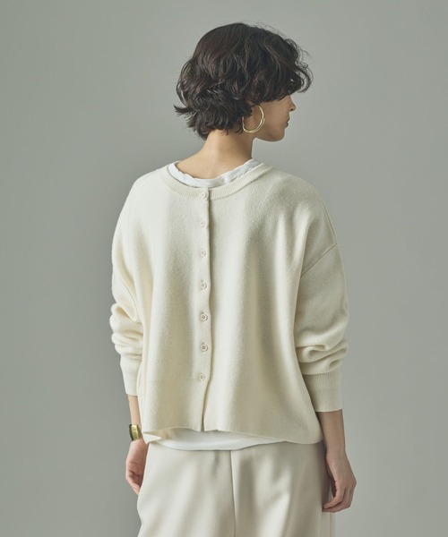 Curensology（カレンソロジー） カーディガン /ウールカシミヤ2WAYプル