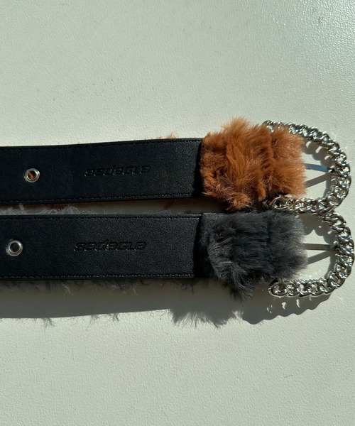 ベルト フェイクファーベルト メンズ レディース : ZOZOTOWN Yahoo!店