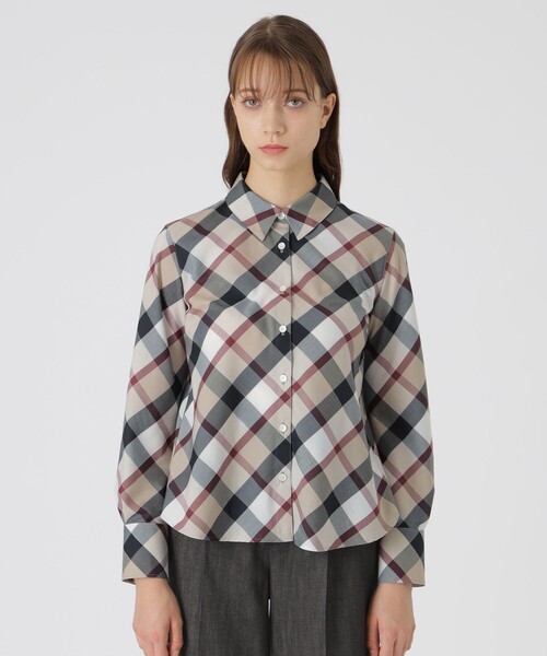 BLUE LABEL CRESTBRIDGE（ブルーレーベルクレストブリッジ） ブラウス