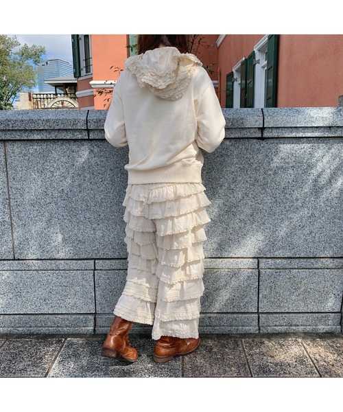 PINK HOUSE（ピンクハウス） パンツ ローンフリルパンツ レディース