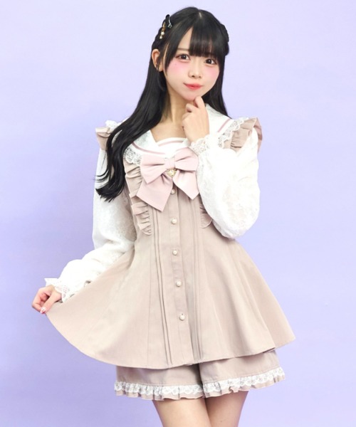 Secret Honey（シークレットハニー） セットアップ レースセーラー襟