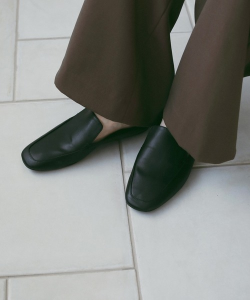 anuke（アンヌーク） ローファー Ecoleather Flat Loafers レディース