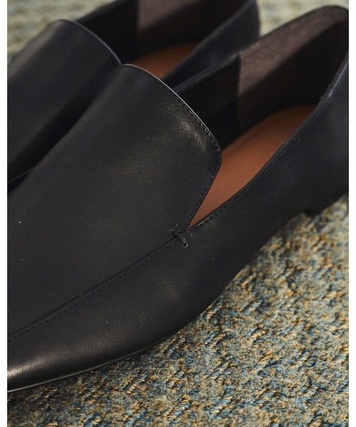 anuke（アンヌーク） ローファー Ecoleather Flat Loafers レディース