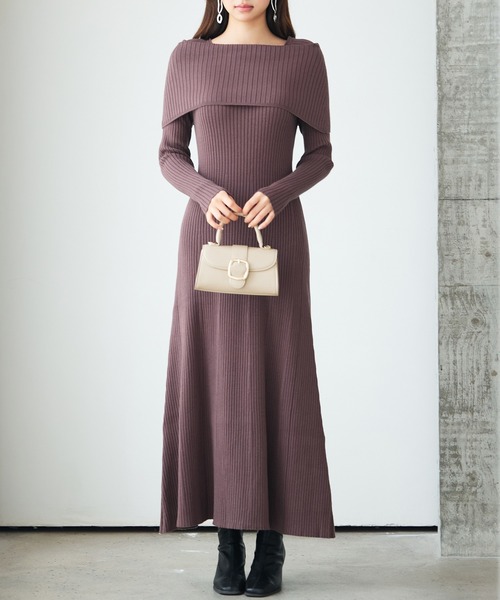 SAISON DE PAPILLON（セゾンドパピヨン） ワンピース ショルダーロング