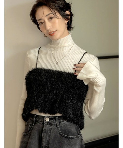 Re:EDIT（リエディ） キャミソール 「2024-25 WINTER COLLECTION」前後