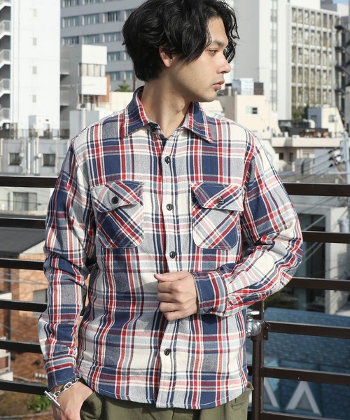 8 シャツ チェックネルシャツ インド綿 メンズ レディース : ZOZOTOWN