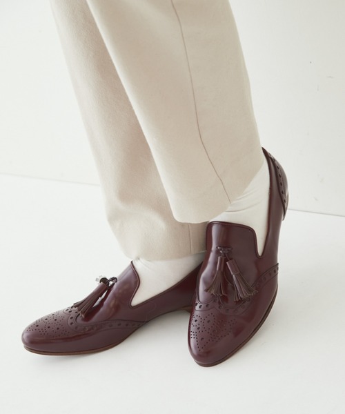 chausser（ショセ） ローファー 「chausser」ウィングタッセル