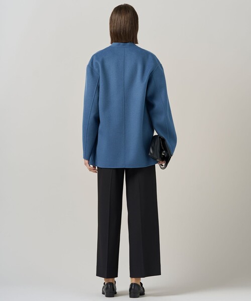 ICB（アイシービー） ノーカラーコート コート WoolRever ノーカラー