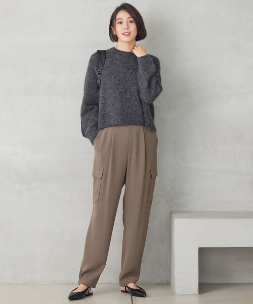 自由区（ジユウク） ニット セーター アルパカミドルゲージ ニット