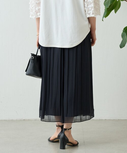 BEARDSLEY（ビアズリー） パンツ NEWシワシフォンギャザーパンツ