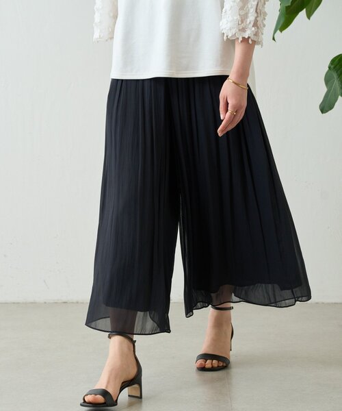 BEARDSLEY（ビアズリー） パンツ NEWシワシフォンギャザーパンツ