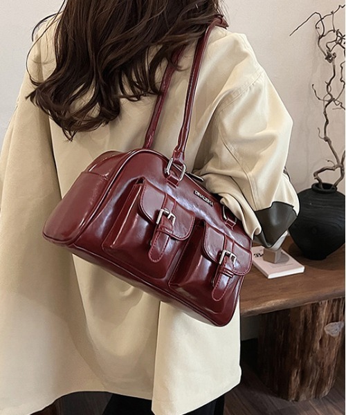 FREE STYLISTS ショルダーバッグ バッグ Y2K レトロ バックルデザイン