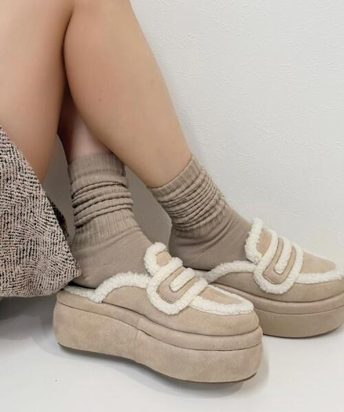 ESPERANZA（エスペランサ） サンダル SNSで話題！ふわもこボアサボ