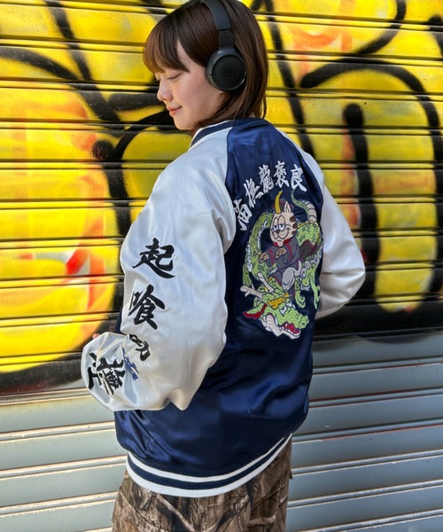 A'gem（エージェム） スカジャン A'GEM/9 × .kom リバーシブル