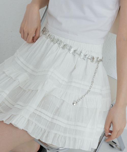 LA VORAGINE（ラ ヴォラジネ） ベルト バタフライ蝶々チェーンベルト