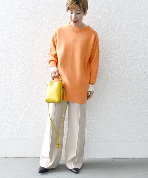 SHIPS any ニット セーター any:「手洗い可能」ミラノリブ スタンド