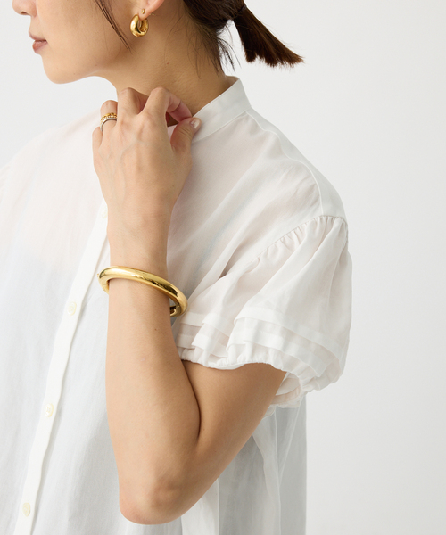 IENA（イエナ） ブラウス シャツ パフスリーブ半袖ブラウス レディース