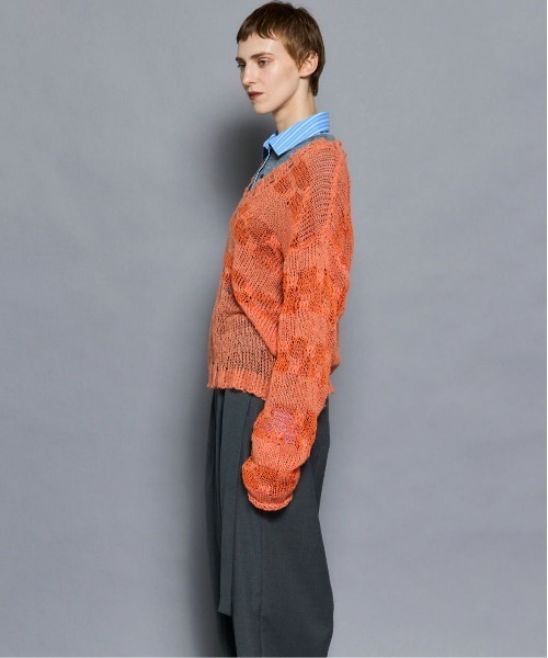 MAISON SPECIAL（メゾンスペシャル） ニット セーター V-neck Low