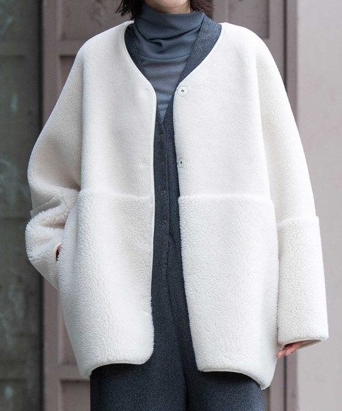 Munich（ミューニック） ムートンコート ボアコート ウールシープボア