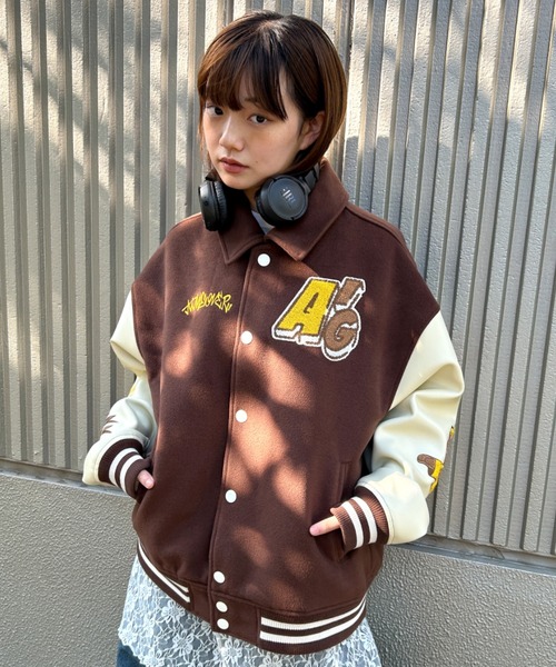 A'gem（エージェム） スタジャン A'GEM/9 × .kom 「A'gem/エージェム