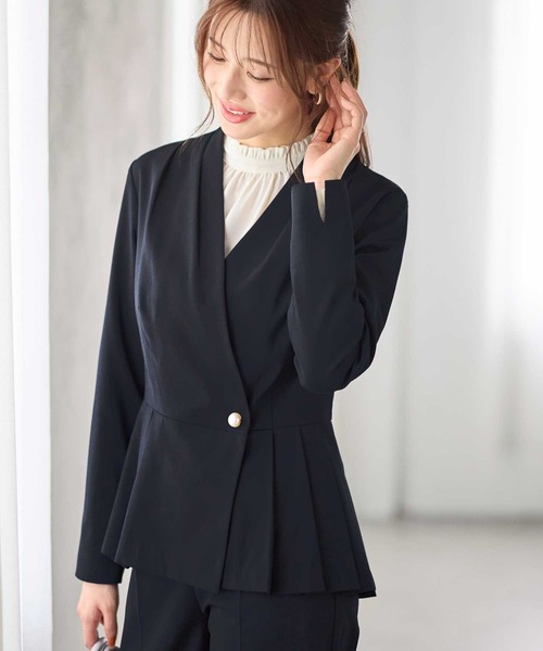 GeeRA（ジーラ） セットアップ 「2点セット/低身長サイズ有」パール