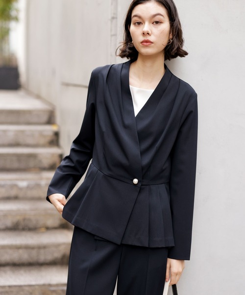 GeeRA（ジーラ） セットアップ 「2点セット/低身長サイズ有」パール