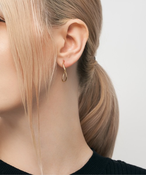 Jewel closet by L&Co. ピアス K18 フープ ピアス レディース