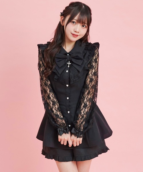 Secret Honey（シークレットハニー） セットアップ ラッフル＆袖レース