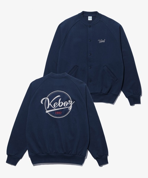 KEBOZ（ケボズ） スタジャン BB LOGO SWEAT VARSITY JACKET メンズ