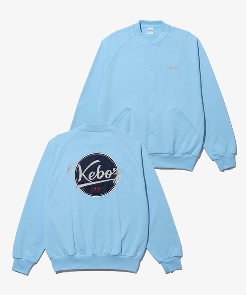 KEBOZ（ケボズ） スタジャン BB LOGO SWEAT VARSITY JACKET メンズ