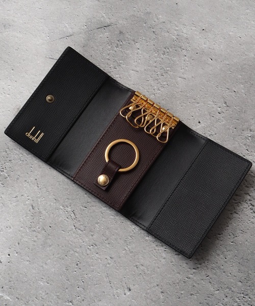 dunhill（ダンヒル） キーケース 「DUNHILL/ダンヒル」本革 メタルロゴ