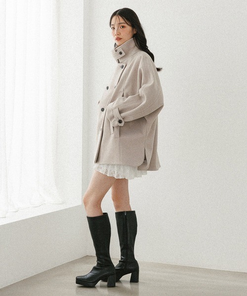 Heather（ヘザー） ブーツ スクエアストレッチロングブーツ 138307