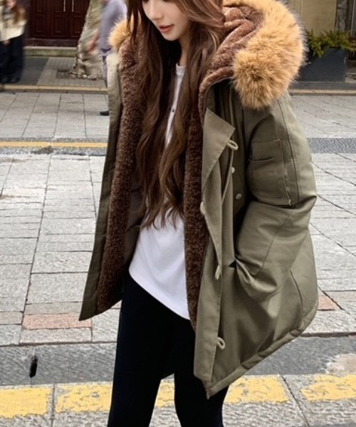 Dream garden（ドリームガーデン） モッズコート コート ボリューム