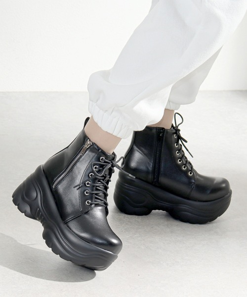 LOVEHUNTER（ラブハンター） スニーカー 6ホール 軽量 厚底 スニーカー