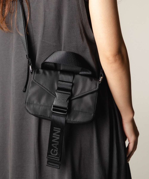 GANNI（ガニー） ショルダーバッグ バッグ GANNI Recycled Tech Mini