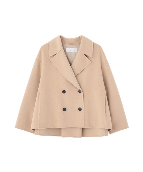 ADORE（アドーア） コート アウター ソリッドウールリバージャケット