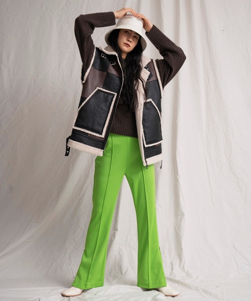 MAISON SPECIAL（メゾンスペシャル） パンツ Jersey Stretch Flare