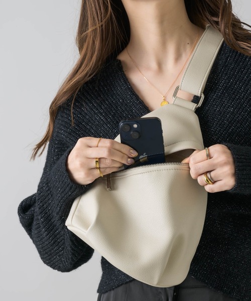NEUNA（ヌナ） ウエストポーチ ウエストバッグ 「ジップ付きだから旅行