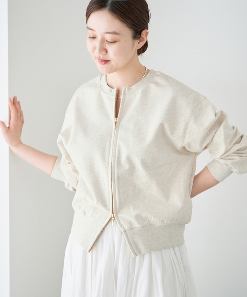 IENA（イエナ） トレーナー スウェット 「追加」ジップオープン2WAY